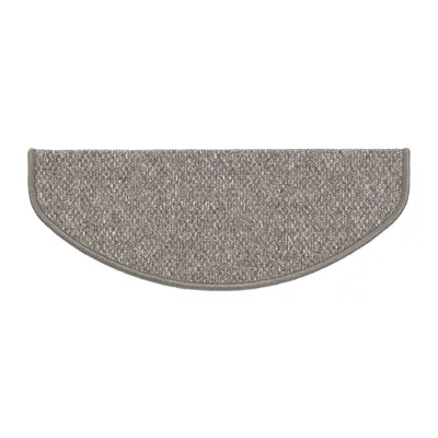 Produktbild von Stufenmatte Ponto Grau Halbrund 23,5 x 65 cm