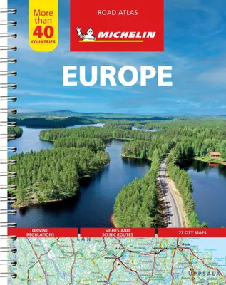 Produktbild von Michelin Straßenatlas Europa mit Spiralbindung