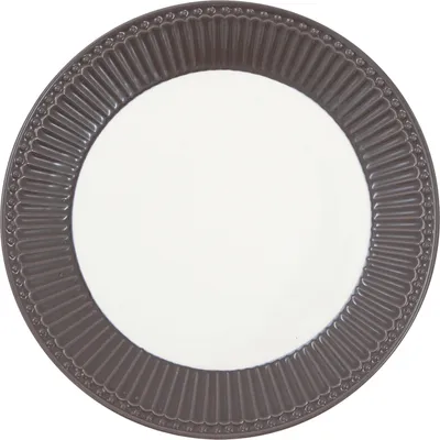 Produktbild von Greengate Alice Frühstücksteller dark chocolate 23 cm