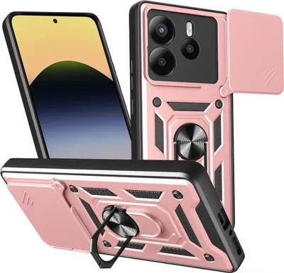 Produktbild von Techsuit Camshield Back Cover Hülle für Xiaomi Redmi Note 14 - Roségold