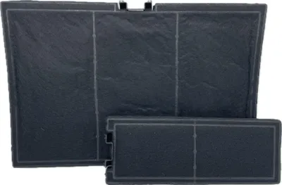 Produktbild von Aktivkohle-Ersatzfilter  für Bosch, Siemens, Neff, Constructa, Gaggenau (11018700, DWZ0AK0A0, LZ10AKA00, Z51AIA0X0) / 1 Set bestehend aus 2 Ersatzfiltern von Berfico