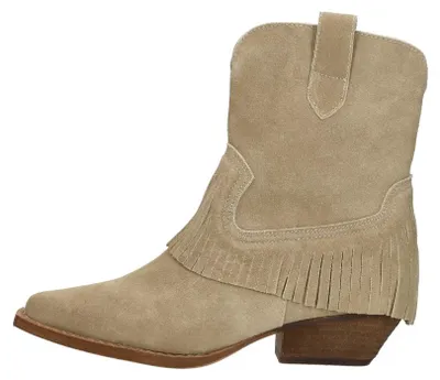 Productafbeelding van SUB55 Enkellaarsjes Hak  Enkellaarsjes Hak - beige - Maat 41