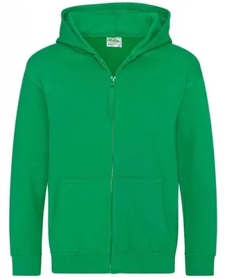 Produktbild von Awdis - Kapuzenpullover Mit Reißverschluss für Kinder LT2844 (128) (Irisches Grün)