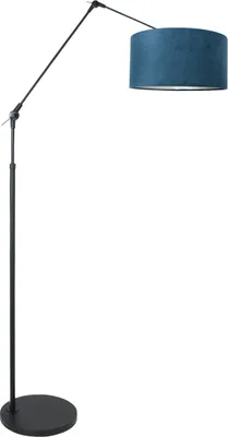 Produktbild von Steinhauer - stehlampe - Prestige Chic - schwarz - metall veloursstoff - stehlampe - E27 - 8239ZW