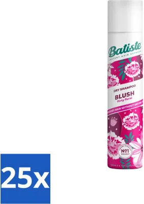 Produktbild von Batiste – Blush – Trockenshampoo – Blumiger Duft – Erfrischt und verleiht Textur – 200 ml - Vorteilspack - 25 Stücke
