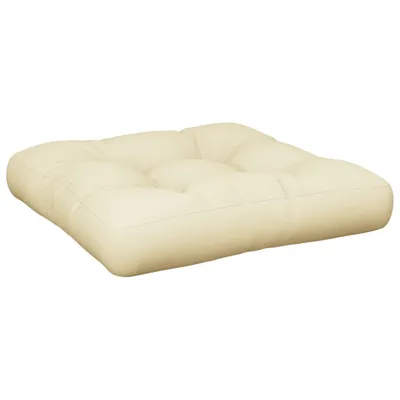Immagine prodotto di vidaXL Cuscino Pallet crema 50x50x12 cm tessuto
