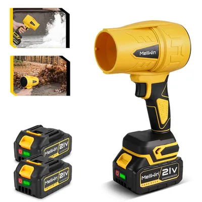 Produktbild von Akku-Laubbläser 850w,Bürstenloser Motor,350m/S Turbo Gebläse, Stufenlos Regelbar, mit 2 Akkus,Für Garten, Auto & Werkstatt