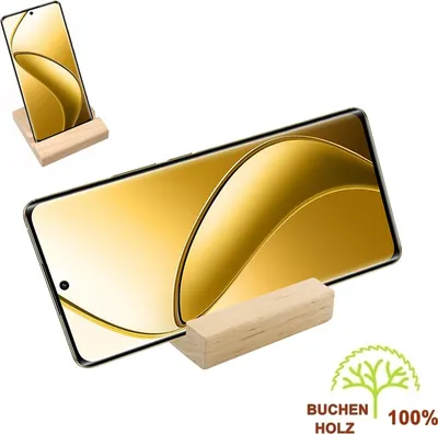 Produktbild von Handyständer Fichten Holz Natur für Smartphones Halterungen Ständer # T-41