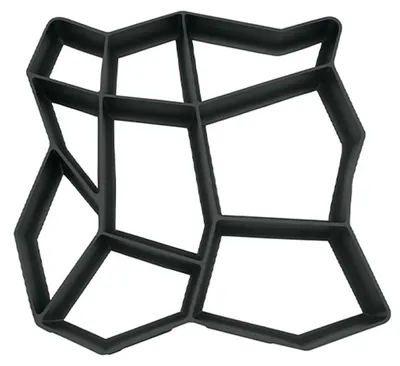 Betonform 50x50x4 cm, Gartenweg, Pflaster, DIY, wiederverwendbar