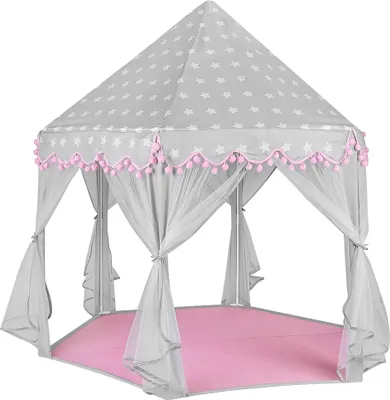 Produktbild von Kinderzelt grau und rosa Kruzzel 23476