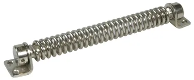 Image de Ferme-porte à ressort modèle n°12 longueur 200mm acier nickelé - IBFM – 89200