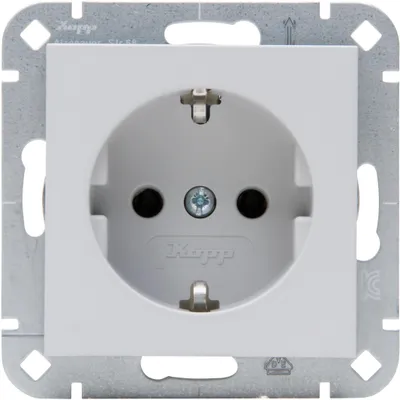 Produktbild von Kopp SCHUKO-Steckdose HK07 949334008 Farbe:grau-matt
