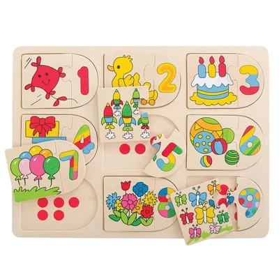 Obrázek produktu pro Bigjigs Toys Obrázkové počítací puzzle