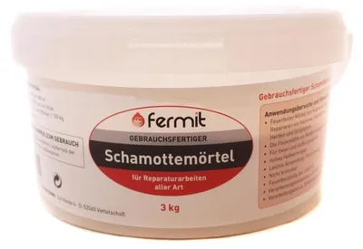 Produktbild von Fermit 11310 Schamottemörtel 3 kg Eimer
