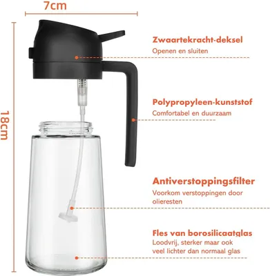 Produktbild von Küchenöl-Sprühflasche für BBQ und Kochen