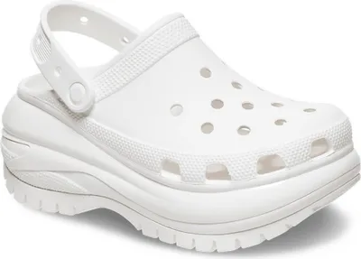 Immagine prodotto di Sabot Del Marchio Crocs Del Modello Classic Mega Crush Clog Bianco