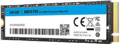 Produktbild von Lexar Nm610 Pro 500gb Ssd M.2 Golden  Golden One Size
