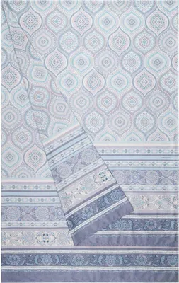 Produktbild von Bassetti Baumwoll-Foulard HANBURY Farbe AZZURRO C1 Größe 270x270