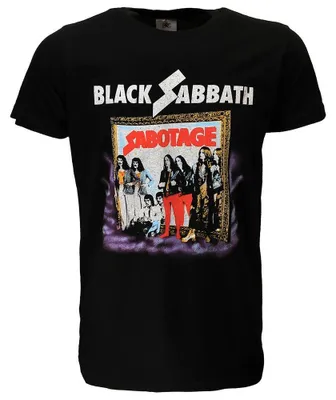 Produktbild von Black Sabbath Sabotage Vintage T-Shirt – Offizielles Merchandise - L