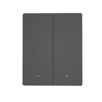 Obrázok produktu pre Sonoff Inteligentný 2-Kanálový Wi-Fi Nástenný Vypínač Čierny (M5-2C-80)