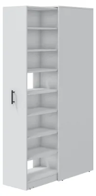 Produktbild von Schuhschrank >Laundry< in Artik Weiß - 37x183x60 (BxHxT)