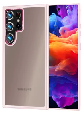 Immagine prodotto di Custodia opaca NALIA per Samsung Galaxy S24 Ultra – Resistente agli urti e semitrasparente – FUZION (custodia anti-impronte) – Marchio di Berlino – Rosa