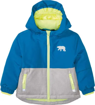 Produktbild von Lupilu Jungen Schneejacke Blau Grau Skijacke Winterjacke mit Kapuze Blau 86-92