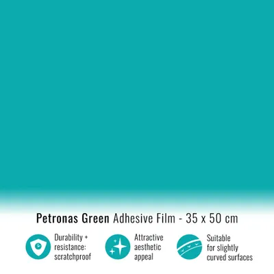 Zdjęcie produktu dla Folia samochodowa Petronas Verde 35 x 50 cm