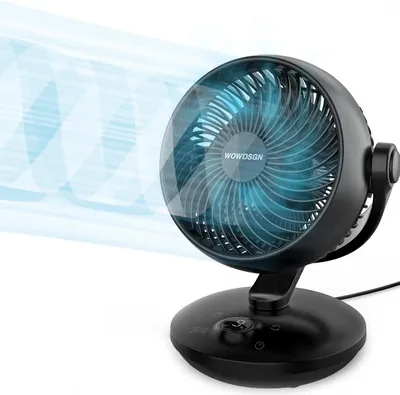Produktbild von Super Leiser Ventilator 22dB, Touchdisplay, 6 Geschwindigkeiten, 9h Timer, 90° Neigung und 80° Schwenk, 3 Modi für Wohnzimmer Schlafzimmer Büro