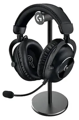 Zdjęcie produktu dla Logitech PRO X Wireless 2 Headset + Stand, przewodowe i bezprzewodowe, do gier, 20 - 20000 Hz, 345 g, suchawki, czarny