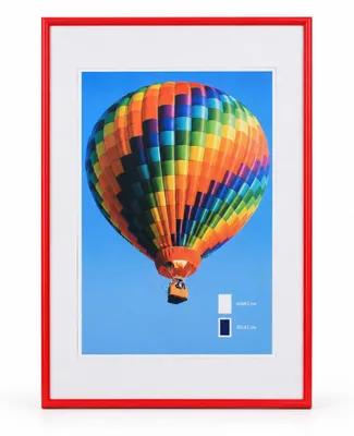 Produktbild von New Lifestyle Kunststoff Bilderrahmen Kunststoffrahmen Bildhalter Bildträger - Farbe: Rot | Format: 40x60
