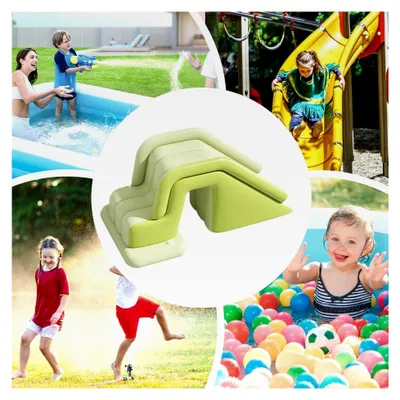 Produktbild von Aufblasbare Rutsche, klappbare Wasserrutsche für Garten und Camping