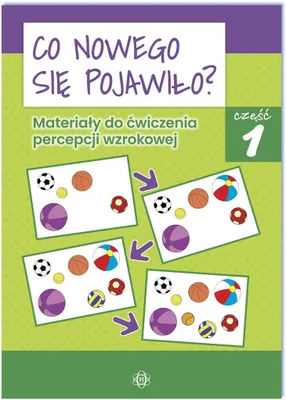 Immagine prodotto di Materiały do ćwiczenia percepcji wzrokowej: Co nowego się pojawiło Część 1