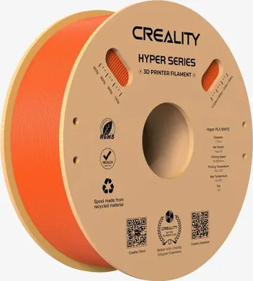 Image de Filament PLA, impression à haute vitesse, ténacité améliorée, 1KG-orange