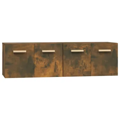 Zdjęcie produktu dla vidaXL Szafki ścienne 2 szt. Dąb wędzony 60x36,5x35 cm Materiał drewnopochodny