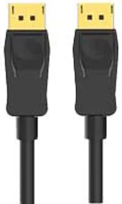 Obrázok produktu pre Ewent EC1401, 2 m, DisplayPort, DisplayPort, Samec, Samec, Čierna