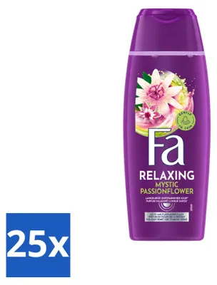 Zdjęcie produktu dla 25 sztuk żelu pod prysznic Mystic Moments, Shea Butter & Passionsblume, 250 ml - zestaw ekonomiczny
