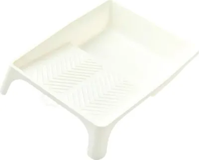 Produktbild von MissPompadour Farbwanne recycelter Kunststoff für Farbwalzen bis 18 cm weiß 25x33 cm