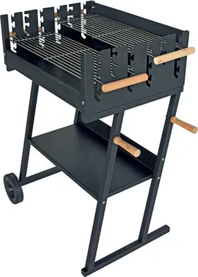 Obrázek produktu pro LANDMANN Gril Na Dřevěné Uhlí 61 X 45 cm Grillchef Wagon Bbq 11470