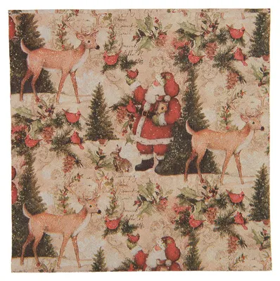Immagine prodotto di Clayre & Eef Tovaglioli di carta, confezione da 20, 33x33 cm, carta beige