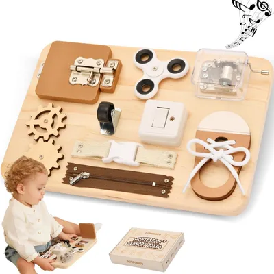 Productafbeelding van Montessori Drukbord, Educatief Speelgoed voor Kinderen