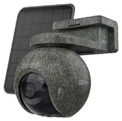Immagine prodotto di EZVIZ EB8 Pro 4G Ranger Kit - Telecamera Da Esterno 4K Motorizzata A Batteria Con Pannello Solare, 4G + WiFi, GPS, Color Night Vision, Difesa Attiva, Audio Bidirezionale - Camouflage