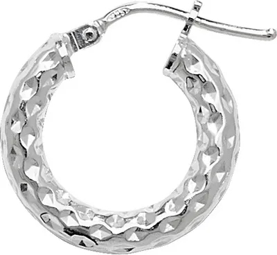 Produktbild von 925 Sterling Silber Damen - Paar Creolen - 10mm; WJS11493