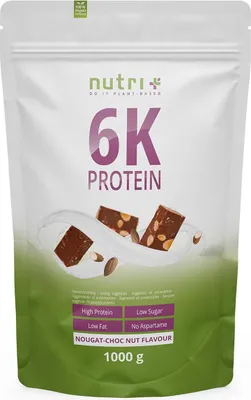 Zdjęcie produktu dla Białko w proszku 6K 1000g - Nugat - Orzech czekoladowy