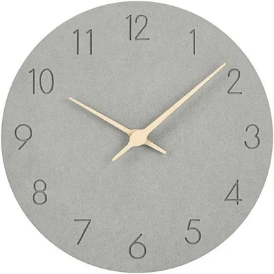 Productafbeelding van Wandklok Hout zonder Tikken - Modern Design 30 cm