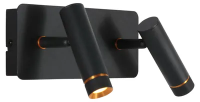 Immagine prodotto di Lampada da parete - nero - Lumo - metallo - lampada da letto - LED - 4851ZW - Mexlite
