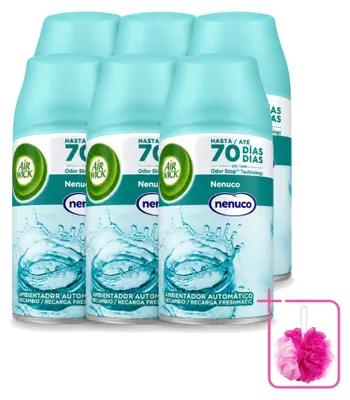 Productafbeelding van 6 x Air Wick Freshmatic navulling Nenuco, 250 ml - Voordeelverpakking - 6 stuks
