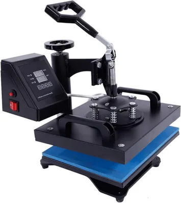 Obrázek produktu pro Tiskárna na transferové fólie - Přenosová tiskárna - Tisk na textil - Digitální LCD displej - 23 x 30 cm - Černá