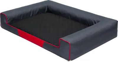 Image de Lit pour chien Panier pour chien Canapé pour chien Matelas pour chien Oreiller pour chien Repos pour chien Niche pour chien Coin couchage pour chien "VICTORIA" 100X66 cm