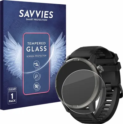 Produktbild von Savvies Schutzglas für Kiprun GPS 900 by Coros Displayschutz 9H Glas klar transparent
